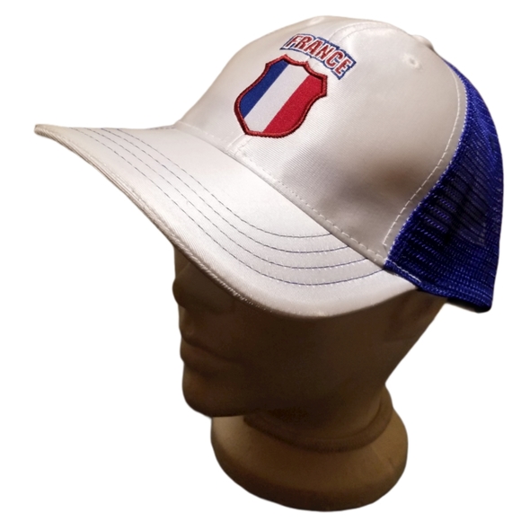⚽️ France FIFA Cup 2010 South Africa Trucker Hat ⚽ - Picture 8 of 9
